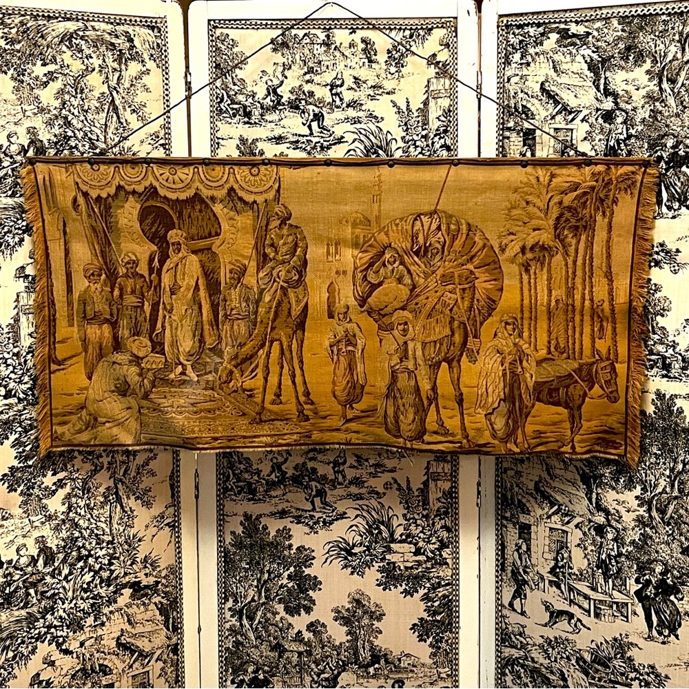 Vintage “Gift Giving Ceremony” Tapestry